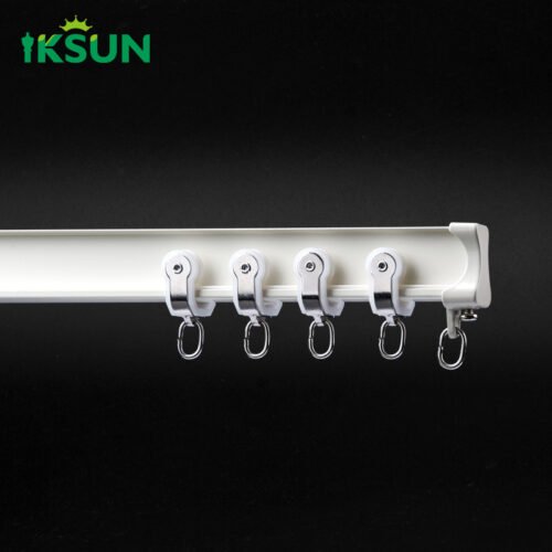 IKSUN High-Quality Unique Long Curtain Rod Track with Classic Design and Finial - Image 2