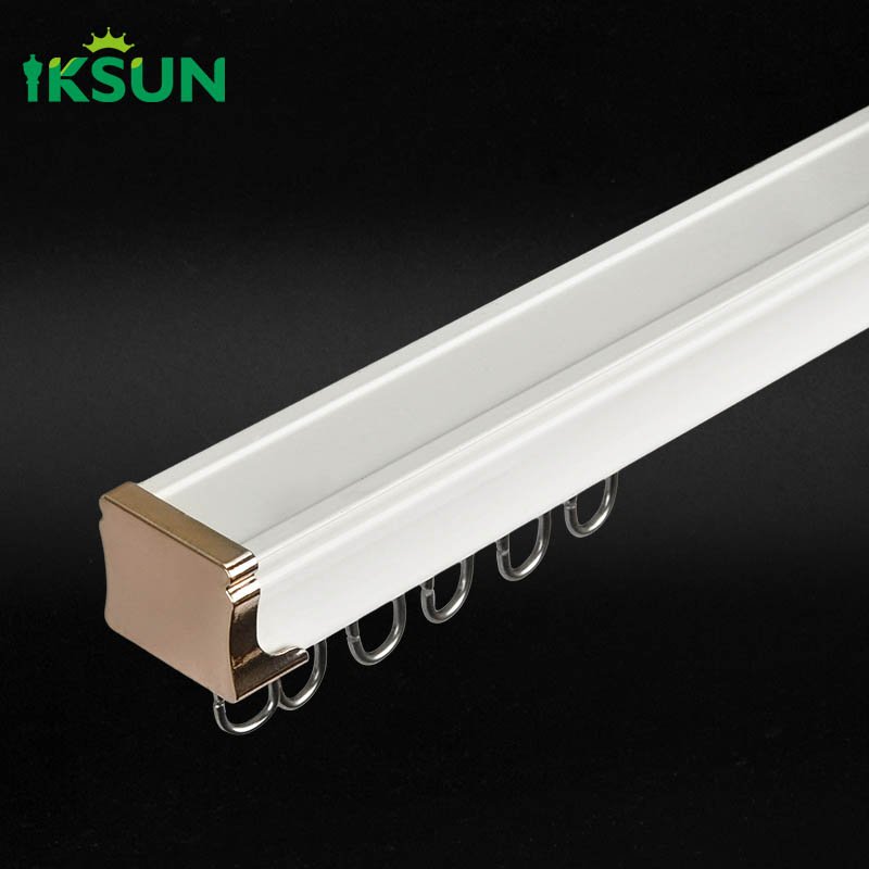 Heavy Duty Large Square Curtain Track Aluminum Ceiling Mounted 6.7m