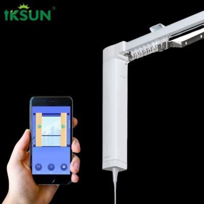 22ft Aluminum Alloy Motorized Curtain Track With Electrophoresis Treatment For Smooth Sliding And Durable Performance