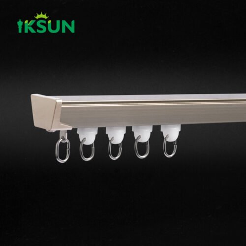 Factory Wholesale Durable Aluminium Curtain Track System with Silent Rollers and Premium Accessories