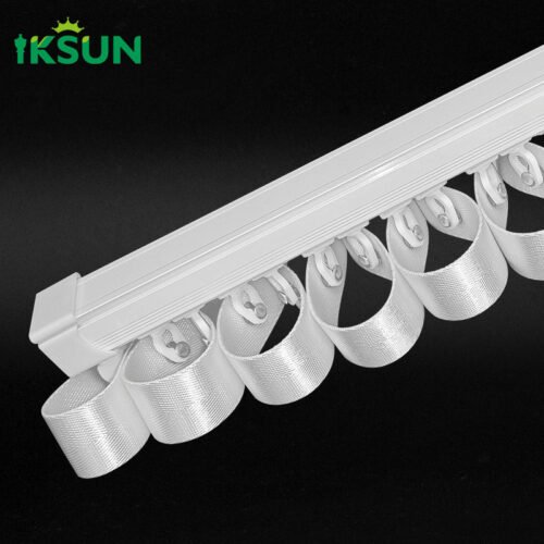 IKSUN Bulk Supply Aluminum Ripple Fold Curtain Tracks S-Fold Curtain Tracks and Wave Curtain RailsIKSUN Bulk Supply - Image 4