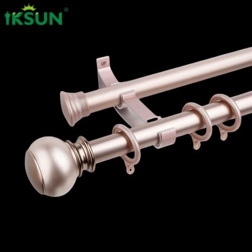 IKSUN 6.7m Factory Direct Sale Curtain Rods at Competitive Prices with Accessories and Customizable Options - Image 3