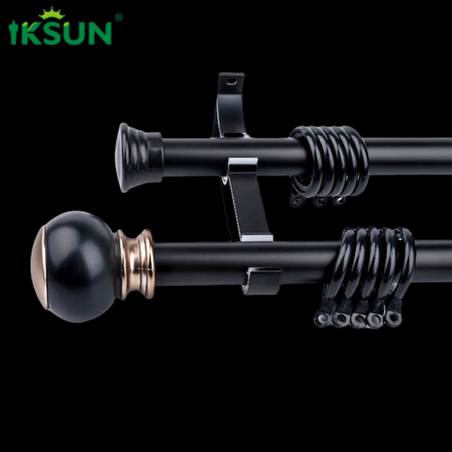 IKSUN 6.7m Factory Direct Sale Curtain Rods at Competitive Prices with Accessories and Customizable Options - Image 2