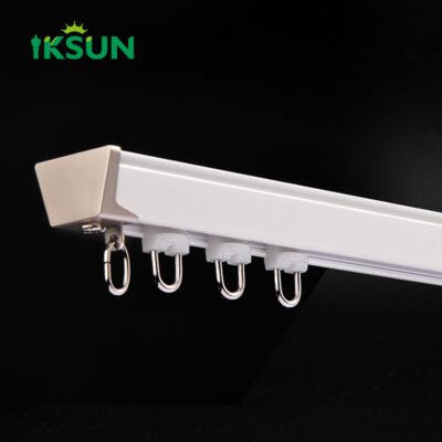 6.7m Heavy Duty Aluminum Curtain Track Silent And Durable Curtain Rail For Contemporary Interiors
