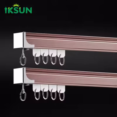 Affordable Aluminum Extruded Ceiling Mounted Curtain Track For Hospitals And Home