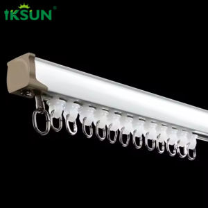 Aluminum Curtain Head Rail for Home & Office Decor with Metal Accessorie