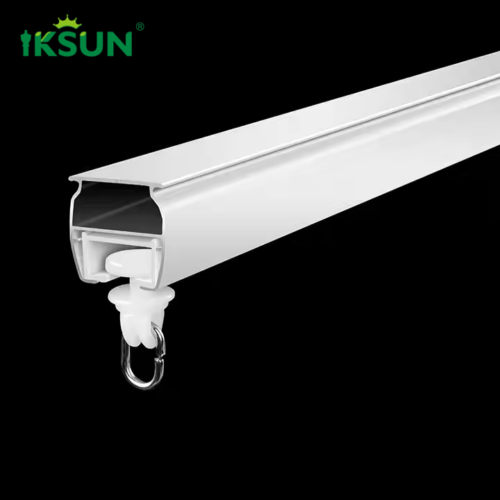 Aluminum Curtain Head Rail for Home & Office Decor with Metal Accessorie