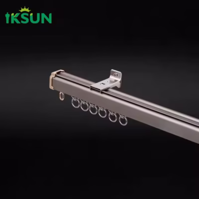 Anodized Aluminum Motorized Curtain Rod Set From Chinese Factory