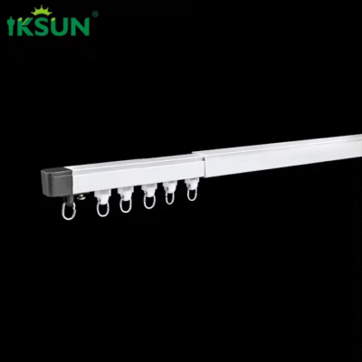 Cheap Wholesale 2.4 4.5m Adjustable Stretchable Curtain Poles Retractable Tracks And Extendable Curtain Rod Rails