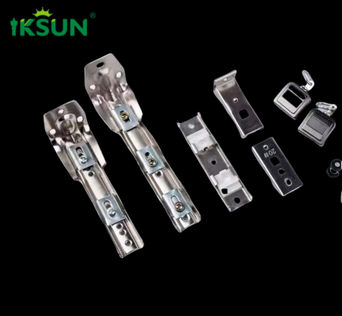 IKSUN China Factory Good Value Single and Double Wall-Mounted Curtain Track Aluminum Curtain Rail with Valance - Image 3