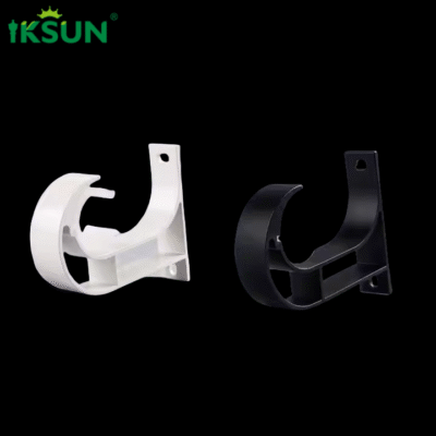 China Factory Wholesale Roman Rod Single Curtain Bracket Double Mount Bracket Curtain Accessories Holders 2