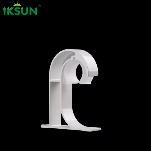 China Factory Wholesale Roman Rod Single Curtain Bracket, Double Mount Bracket Curtain Accessories Holders - Image 3