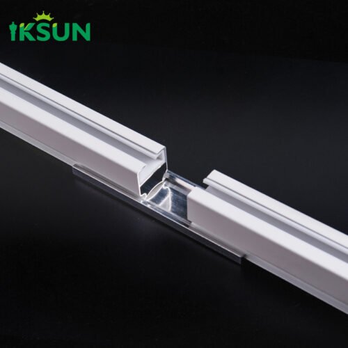 IKSUN Smooth and Sturdy Aluminum Curtain Track System for Enhanced Privacy - Image 3