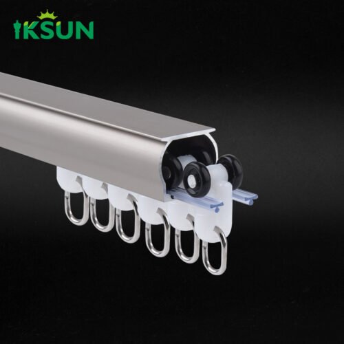 Multifunctional Aluminum Curtain Track White Electrophoresis Hotel Ceiling Curtain Track