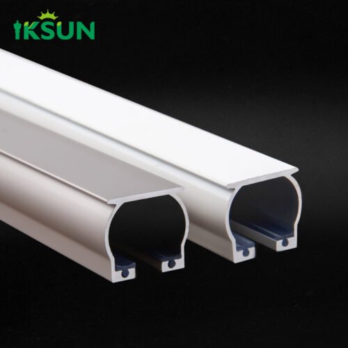 Multifunctional Aluminum Curtain Track White Electrophoresis Hotel Ceiling Curtain Track - Image 2