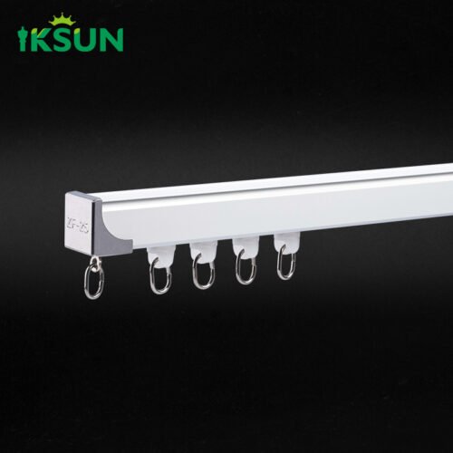 IKSUN Low-Cost Wholesale Heavy-Duty Aluminum Curtain Track for Ceiling or Wall Mount - Image 3