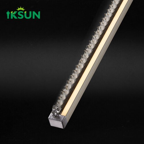 IKSUN Factory Direct Customized Electrophoresis Finish LED Curtain Track Modern Stylish Design Durable and Silent for Home and Office Use - Image 2