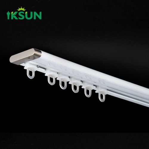 Wholesale Ultra-Thin Heavy Duty Aluminum Alloy Curtain Track Rail with Sleek Design, Durable Construction, and Smooth Performance for Modern Homes and Offices - Image 4