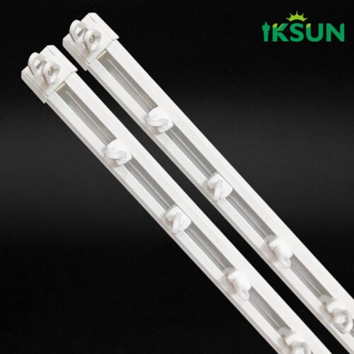 IKSUN China Manufacturer Customized S Folding Thickened Aluminum Curtain Track with High Bearing Capacity Ripple Fold Wave Curtain Rail - Image 4