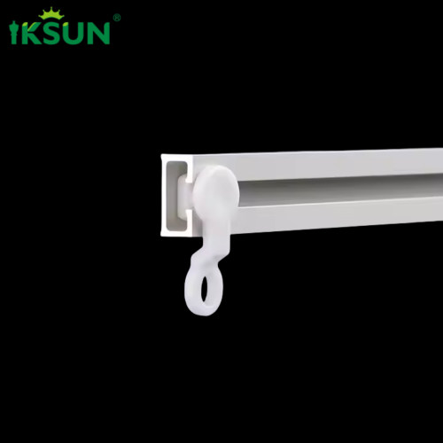 Factory Direct Adhesive Aluminum Curtain Track No-Drill Ceiling and Wall Mount with Tape - Image 2