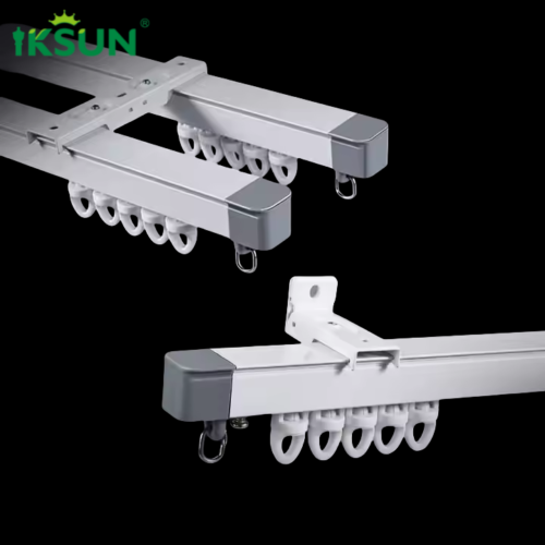 Factory Direct Hotel Extendable Curtain Track Aluminium Adjustable Curtain Rail for Home Use - Image 2