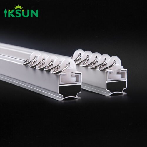 IKSUN Factory Durable Heavy-Duty Aluminum Ceiling Curtain Track with Reinforced Bracket for Stability - Image 2