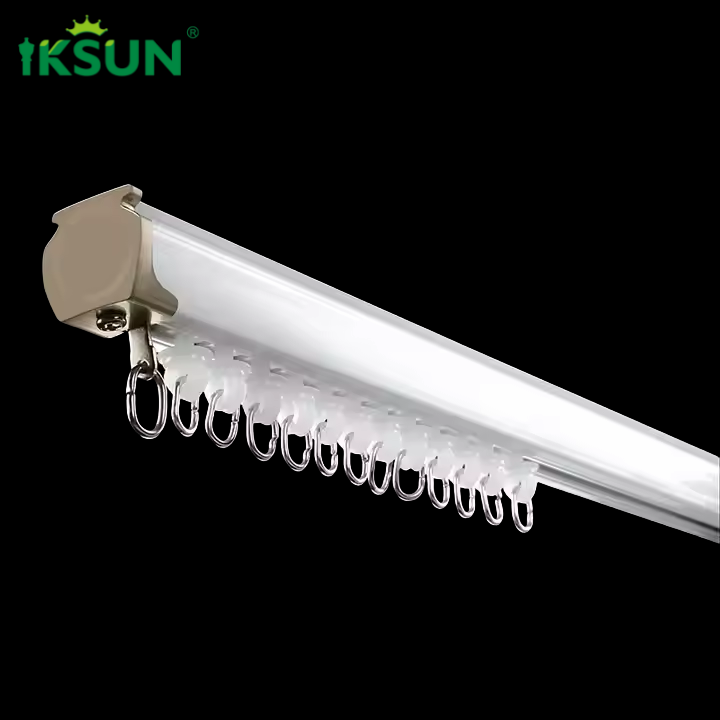 Factory Price Modern Mini Industrial Ceiling Curtain Track with Elegant Square Design for Home or Office