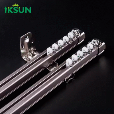 Factory Wholesale Aluminium Sliding Curtain Rail Stainless Steel Curtain Track For Household Use