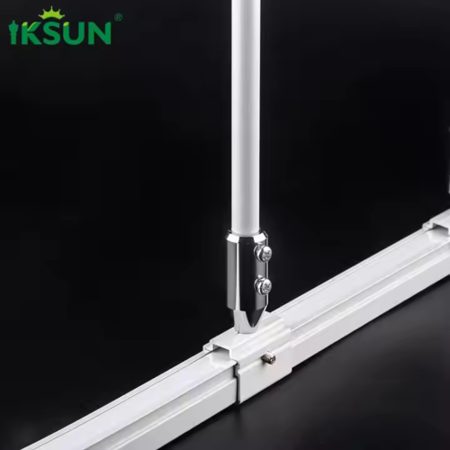 IKSUN Factory Wholesale Flexible Bendable Ceiling Curtain Track for Bay Windows, Hospitals, and Cubicle Transfusion Poles