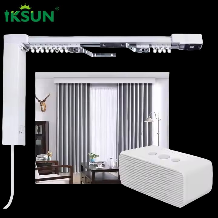 Factory Wholesale Low Price Aluminium Alloy S Fold Smart Home Wireless Motorized Electric Curtain Rail Track for Home