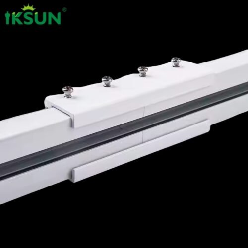 Factory Wholesale Low Price Aluminium Alloy S Fold Smart Home Wireless Motorized Electric Curtain Rail Track for Home - Image 3