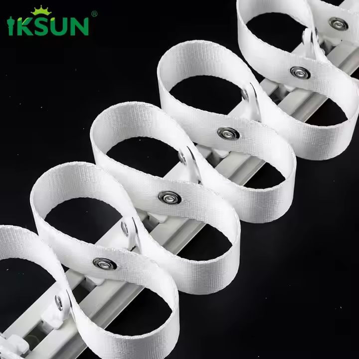 Factory Wholesale Ripple Fold Polyester Wave Curtain Tape for S-Fold Track