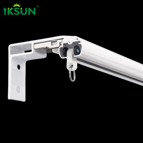 IKSUN Heavy-Duty Aluminium Curtain Track with Smooth Sliding Rollers and Durable Brackets - Image 3