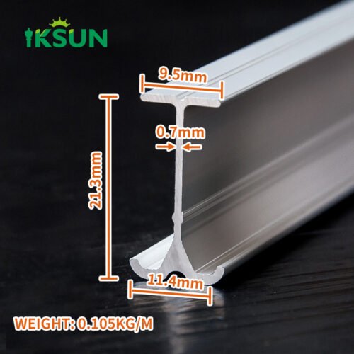 IKSUN Wholesale Ultra-Thin Heavy-Duty Aluminum Bendable Flexible Curtain Track for Hotels - Image 4