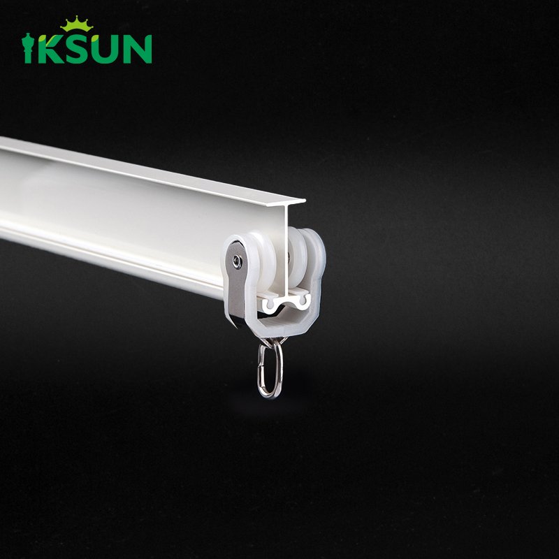 Manufacturer Silent Curtain Track High-Quality Aluminum Curtain Rail for Home Use