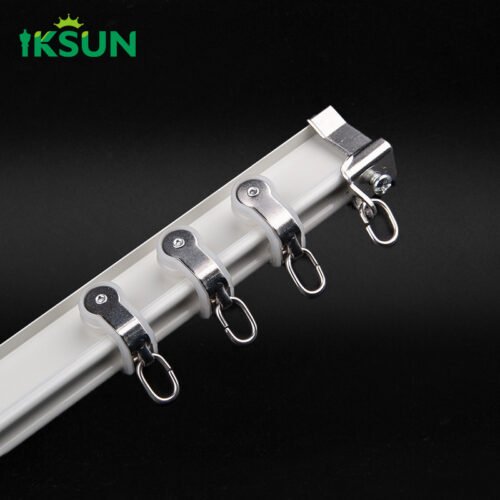 Manufacturer Silent Curtain Track High-Quality Aluminum Curtain Rail for Home Use - Image 2