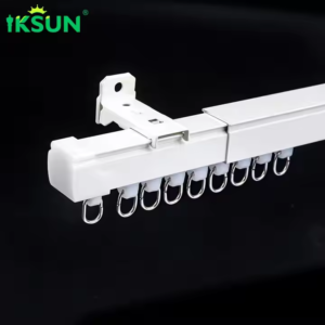 Manufacturer Wholesale Aluminium Heavy Duty Ceiling and Wall Mount Retractable Tension Extendable Curtain Rod Track Set