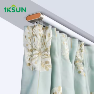 Modern Light Luxury Aluminum Alloy Curtain Rails Roman Curtain Rod Tracks with Suspended Silent Design for Smooth Operation