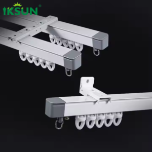 Factory Wholesale Adjustable Hospital Curtain Track and Ceiling Mounted Extendable Curtain Rail for Home Use