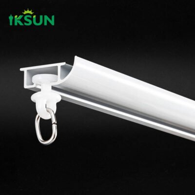 Stylish Ultra Thin Aluminum Curtain Track For Windows Sleek Design For Multiple Environments