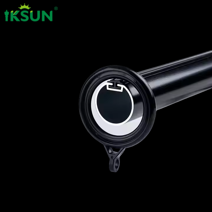 Wholesale ABS Plastic Sapphire Curtain Rod Rings with 50kg Load Capacity for Window