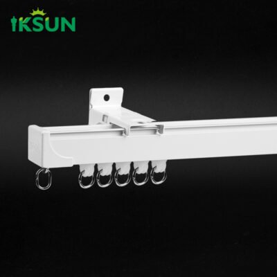 Wholesale Aluminium Alloy Curtain Rail Rod Accessories Double Curtain Track 2