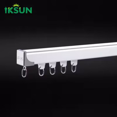 Wholesale Heavy Duty Aluminum Ceiling Wall Curtain Track Set For Hotels Living Rooms