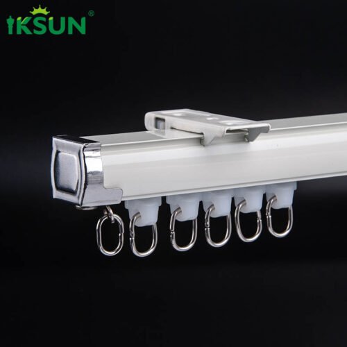 IKSUN Wholesale White Aluminum Curtain Track, Affordable Price, Factory Direct, Suitable for Home Use - Image 2