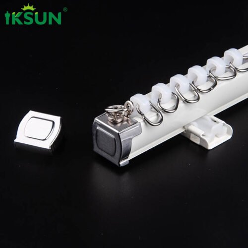 IKSUN Wholesale White Aluminum Curtain Track, Affordable Price, Factory Direct, Suitable for Home Use - Image 3