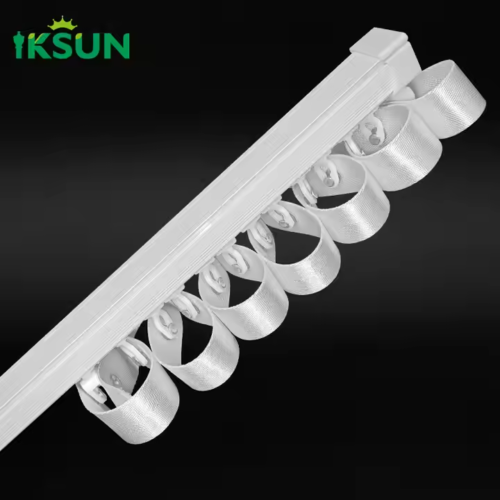 Bulk Supply Aluminum Ripple Fold Curtain Tracks S-Fold Curtain Tracks and Wave Curtain RailsIKSUN Bulk Supply