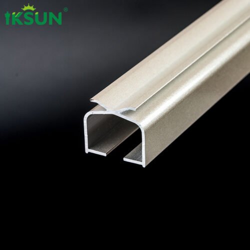 Double track curtain track ceiling curtain track with shiny coating optionally customized - Image 4