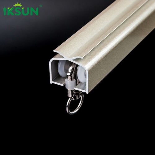 Double track curtain track ceiling curtain track with shiny coating optionally customized - Image 3