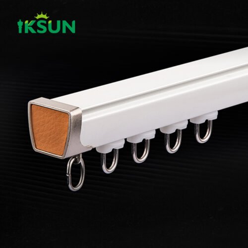 IKSUN Ceiling-Mounted Aluminum Curtain Tracks with Smooth Rollers – Durable and Easy to Install - Image 2