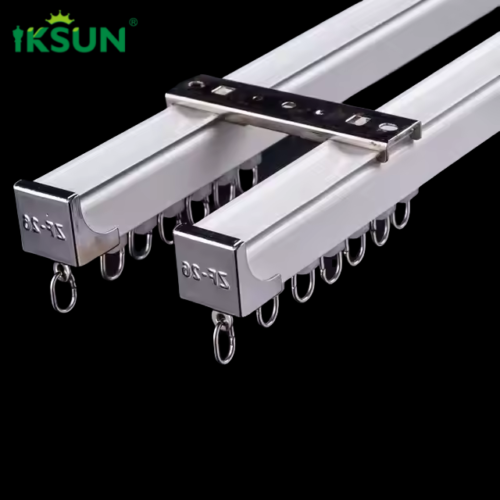 IKSUN Factory Premium Aluminum Smart Curtain Track for Hospitals at Competitive Prices - Image 4